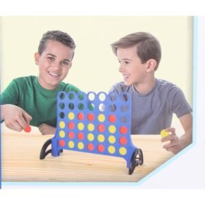 عمود ملون مع كرات، لاعبين يحاولو يربطو 4، سريع ومسلي للعائلة